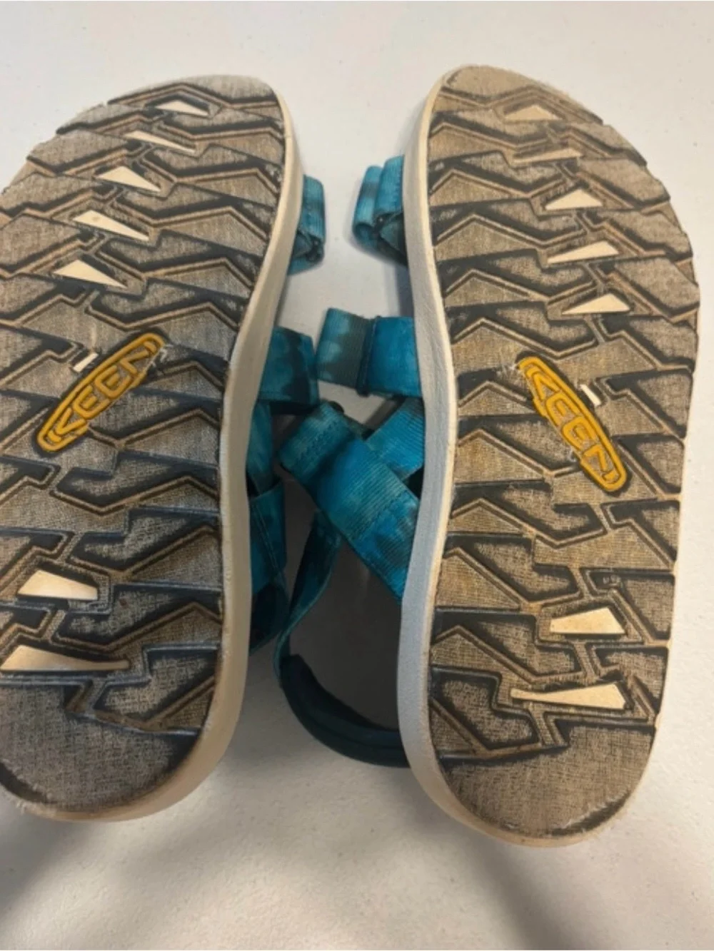 Keen Teal Tie-Dye Strap Sandals